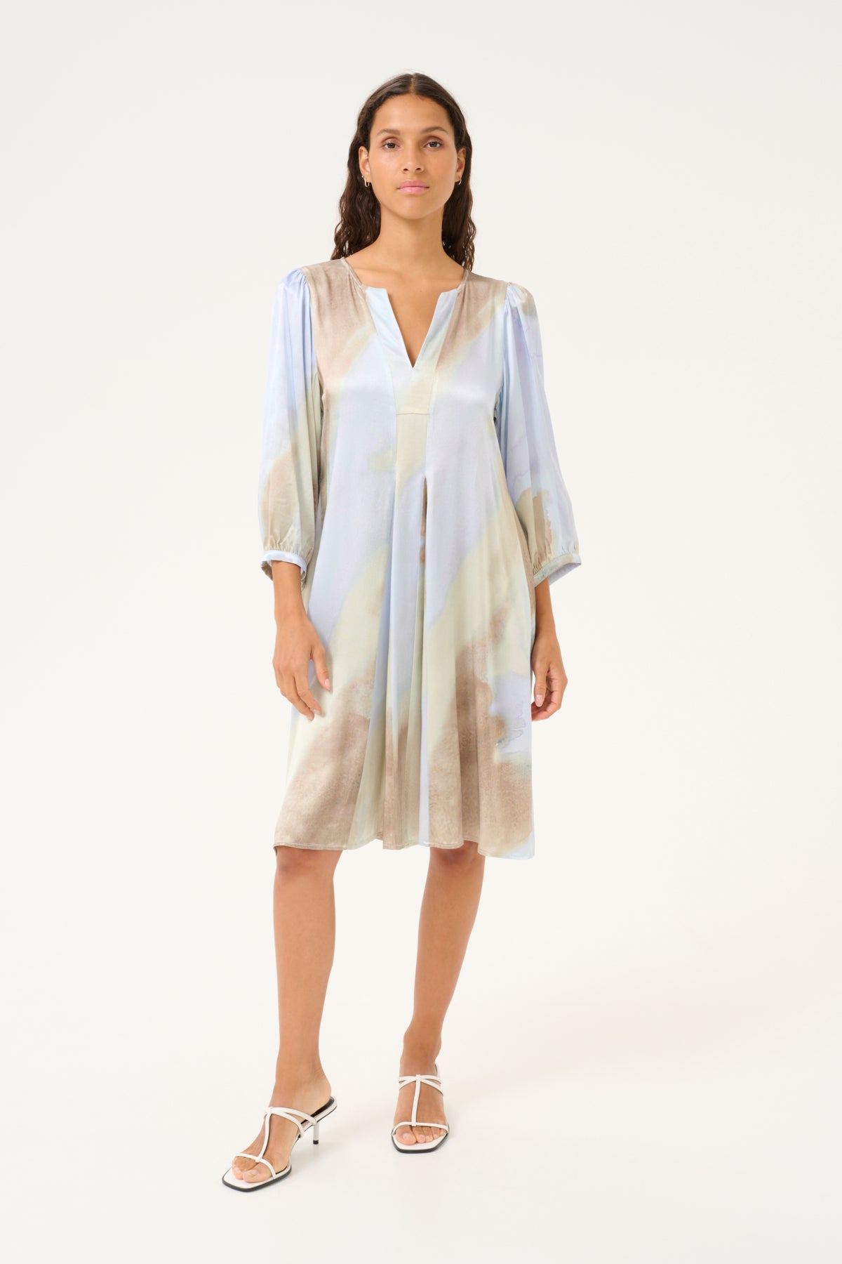 OlgaKB Indie Dress Olga print Heather - 10104939
