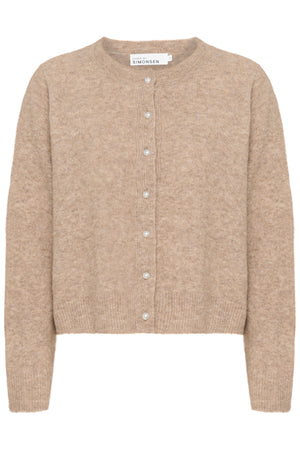 KBNoabelle Plain Cardigan WALNUT - 10105345