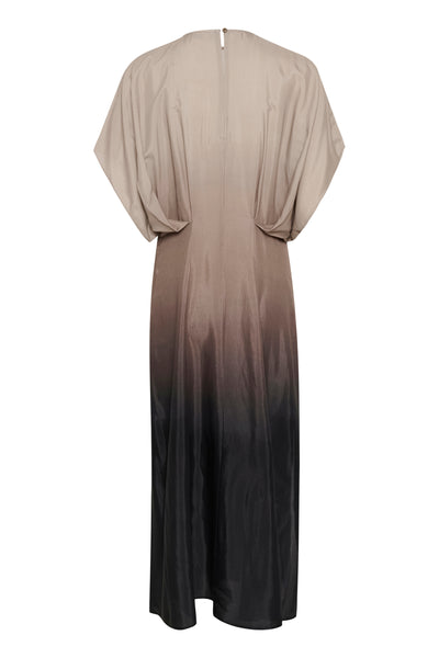 KBUrsula Oline Dress Ursula Print - Simply Taupe - 10105391 Thumbnail