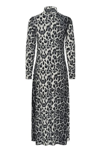 KBPavie Kiri Dress Animal Grey Print - 10105473 Thumbnail