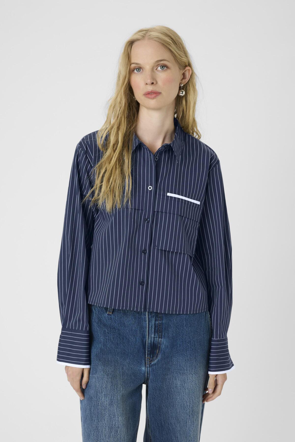 KBAmy Malle Shirt Inkwell stripe - 10105535