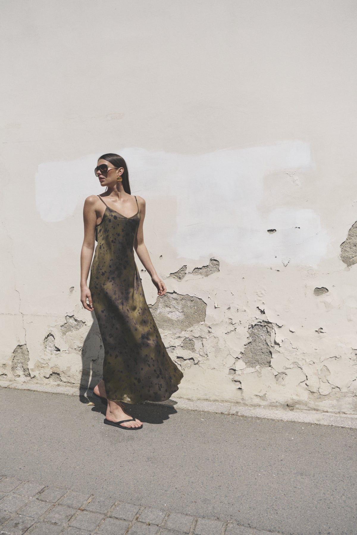 KBBella Strap Dress Bella Print - Kangaroo