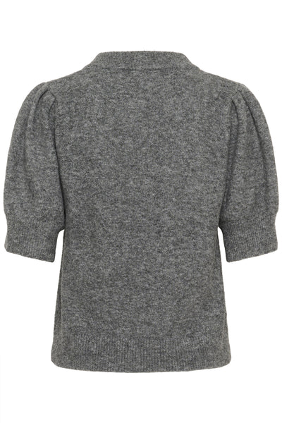 KBBrona Noabelle Cardigan Medium Grey Melange - 10105684 Thumbnail