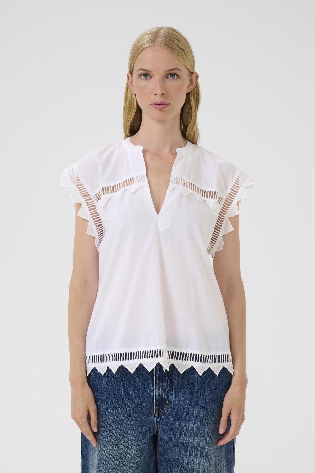 KBOmmi Shirt Top Bright White - 10105687