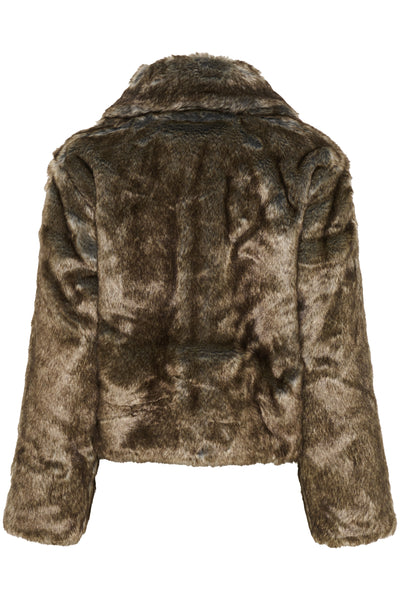 KBCarol Fur Jacket Falcon - 181304 - 10105713 Thumbnail
