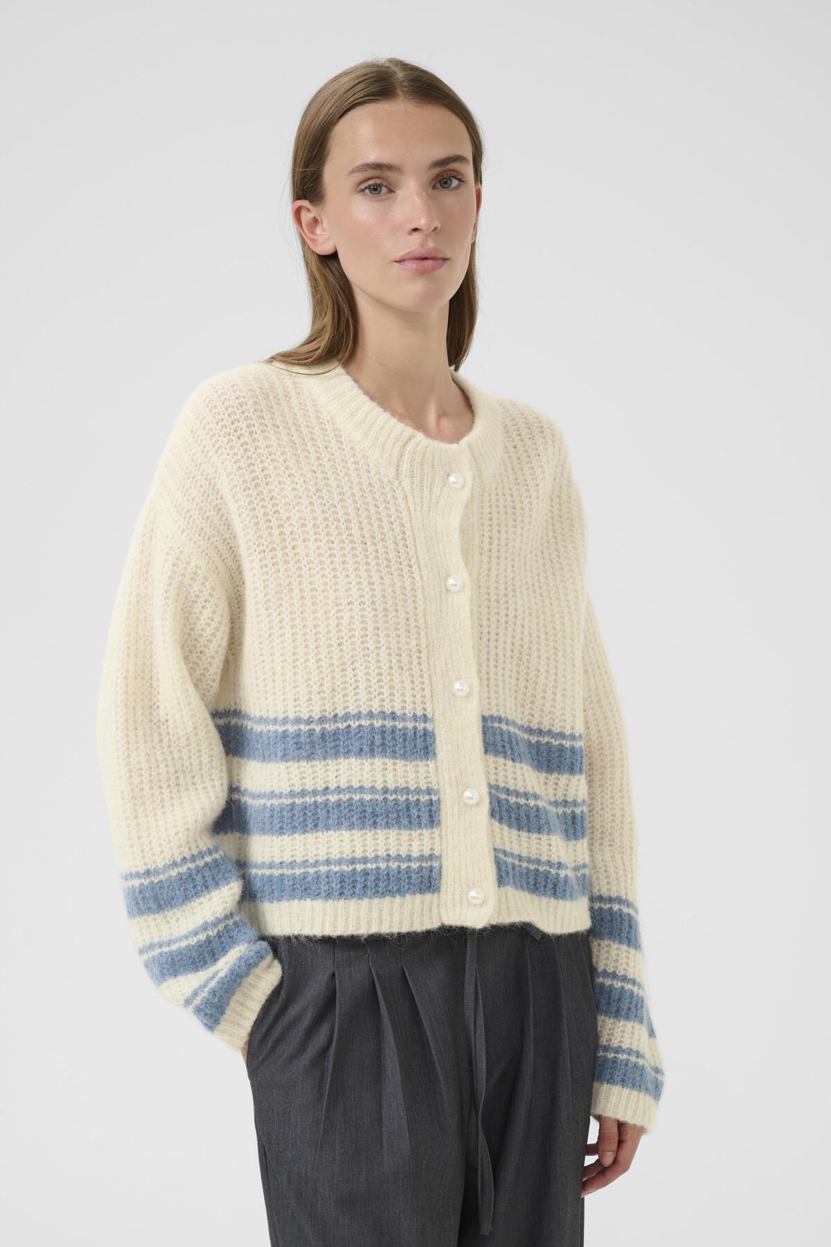 KBCarrie Cardigan Egret - 110103 - 10105740