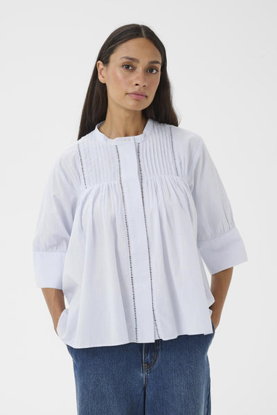 KBOmmi Vilde Blouse 10105759 Heather Thumbnail