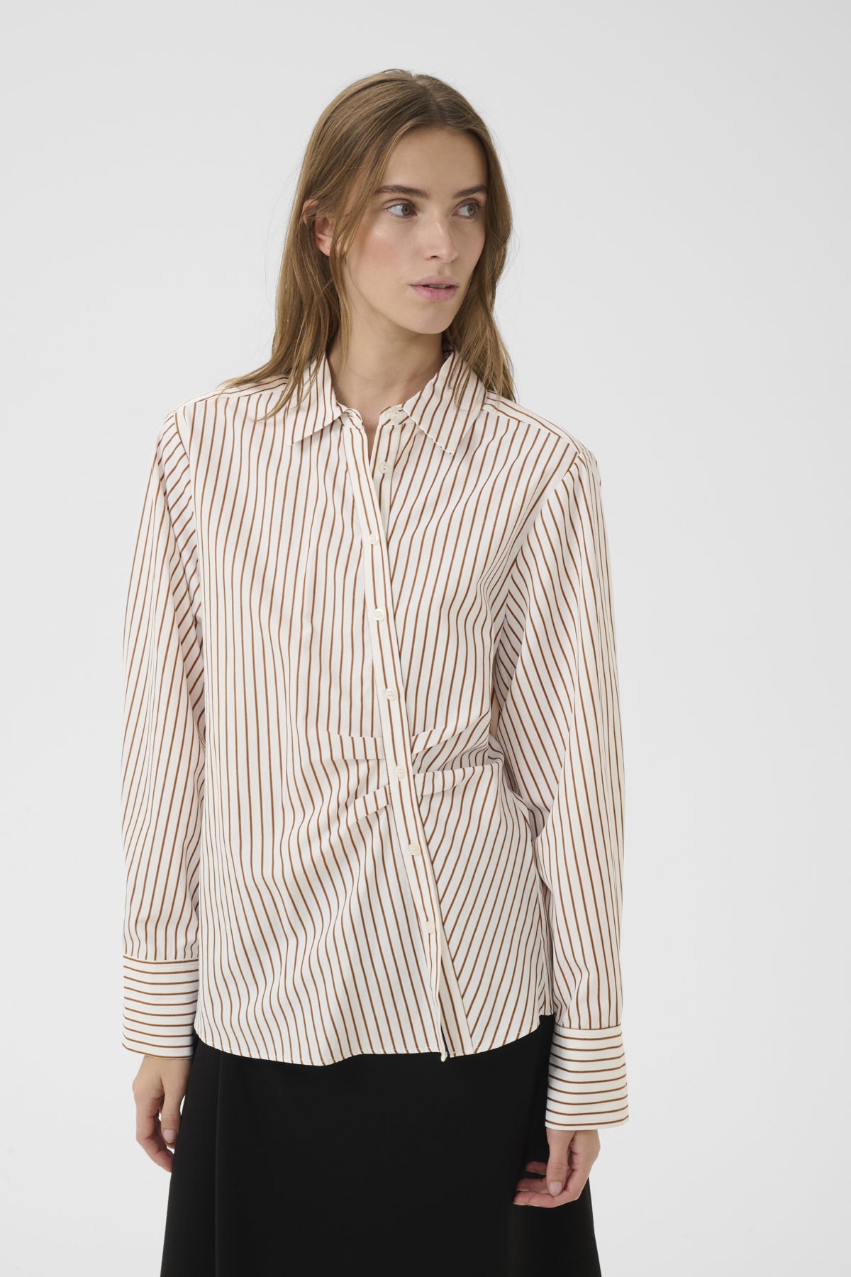 KBElmira Shirt Cinnamon Stripe - 109217 - 10105867