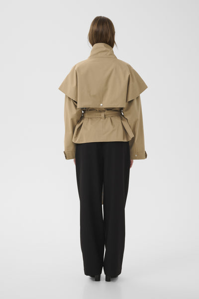 KBDana Short Trench Jacket Chinchilla - 171109 - 10105927 Thumbnail