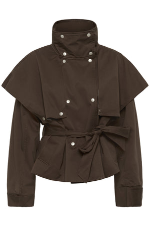 KBDana Short Trench Jacket Chocolate Martini - 191216 - 10105927
