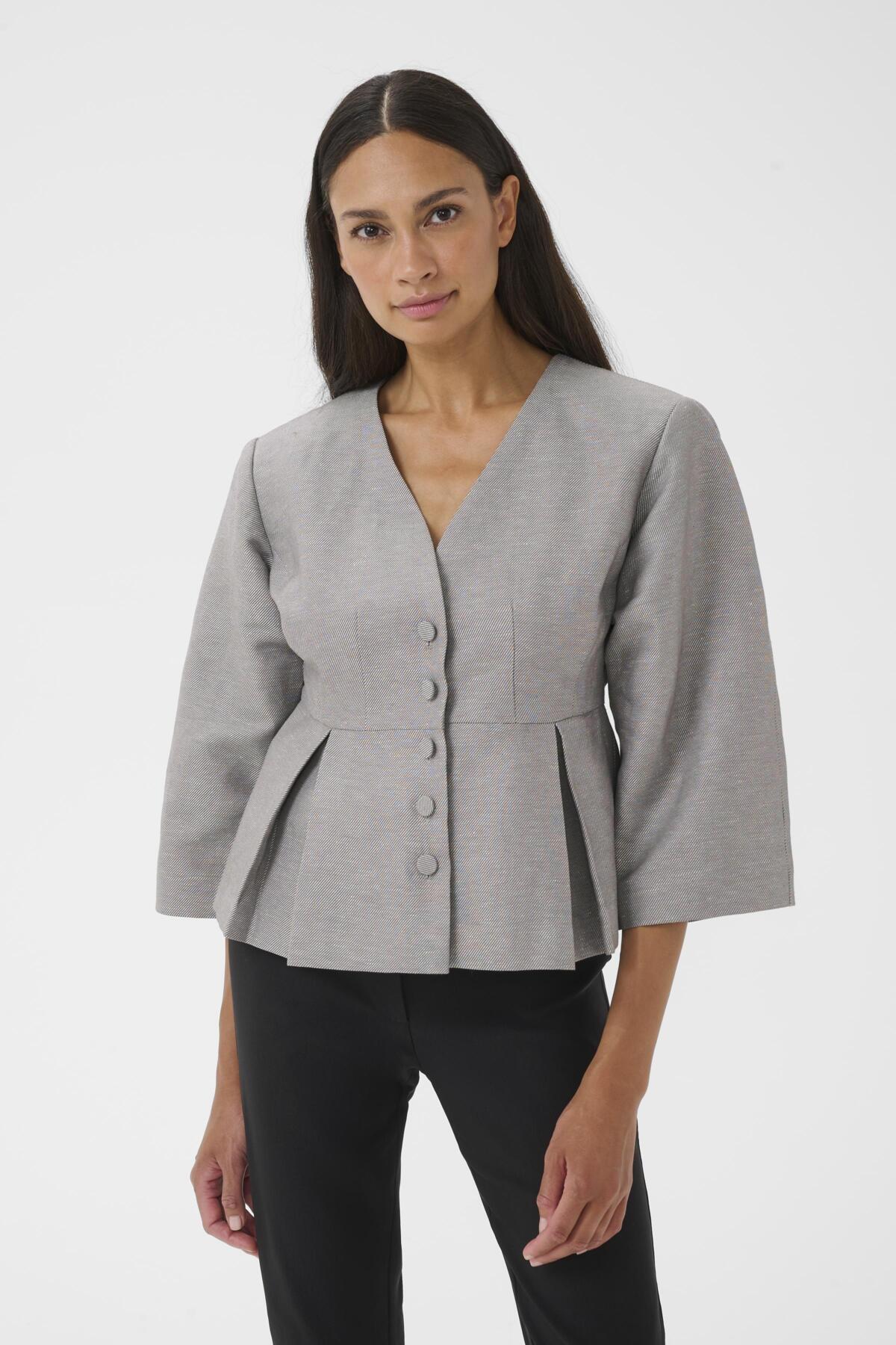 KBVia Waist Blazer Thunderstorm Melange - 1852061 - 10105930