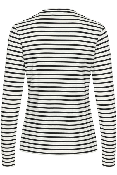 Liddy T-Shirt Chalk/Black-Windsurfer Heart Thumbnail
