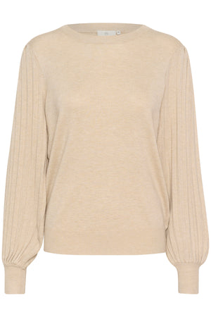 KAlone Knit Pullover Feather Gray Melange - 10507905