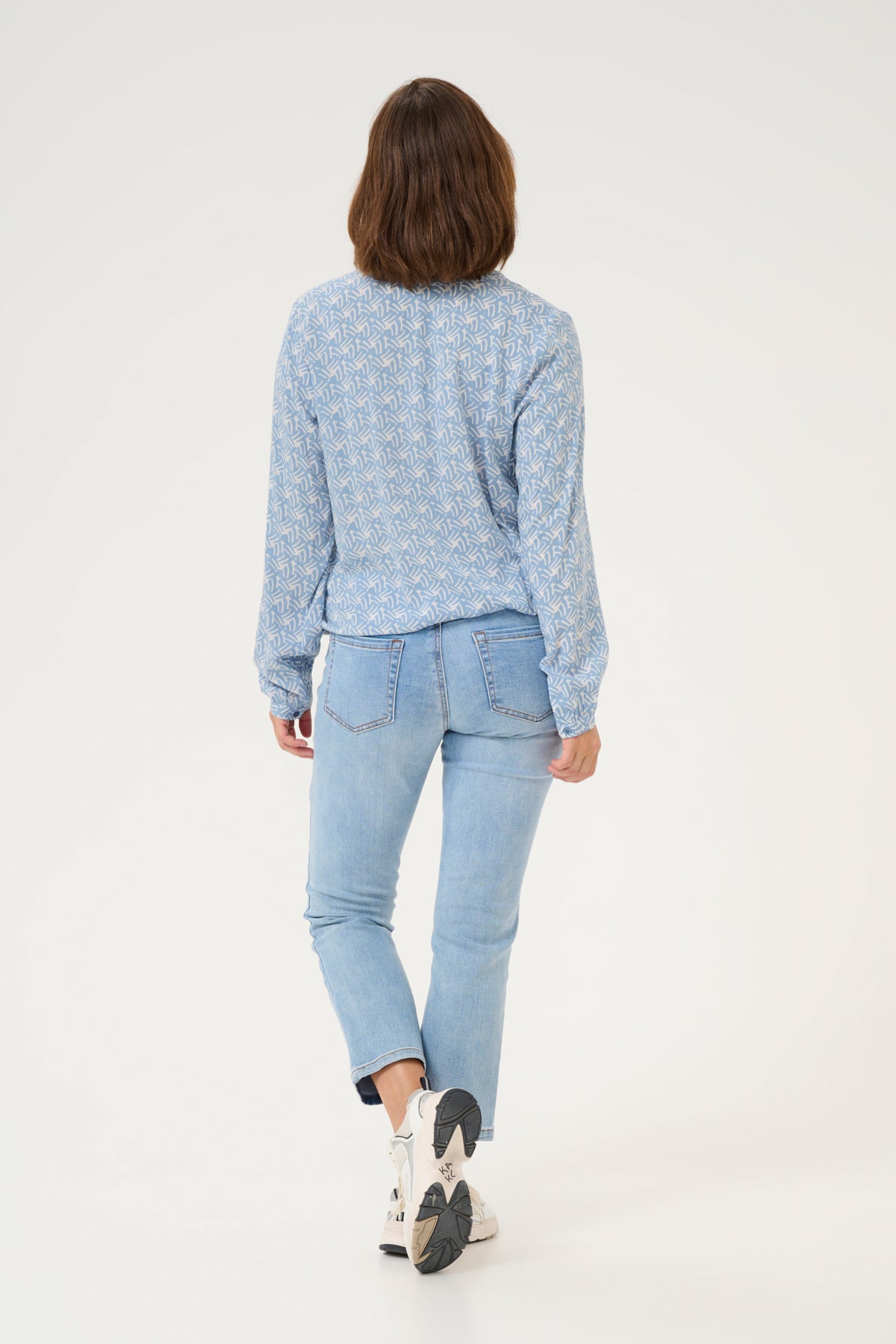 KAditte Blouse Blue/Moonstruck Print - 10507919