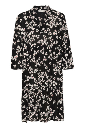 KAhera Amber Dress Printed Black/Chalk/Red Petit Fleur - 10508259