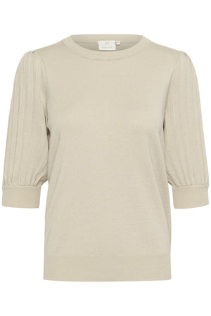KAlone Knit Pullover 1/2 SL Feather Gray Melange