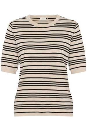 KAlizza Striped Knit Black/Feather Grey Stripe - 10508410