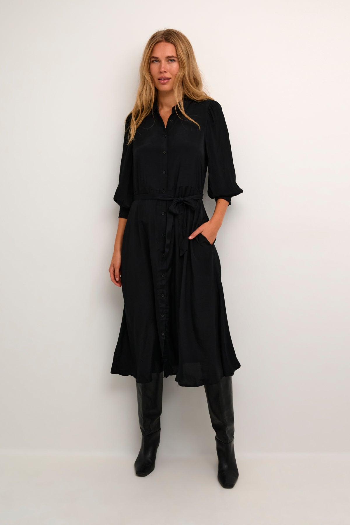 KAemine Oline Dress Black deep - 10508829