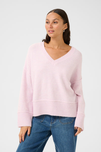 KAfridana Pullover Lilac Snow Melange Thumbnail