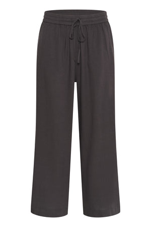 KAmilia Cropped Wide Pants Black Oyster - 10509666