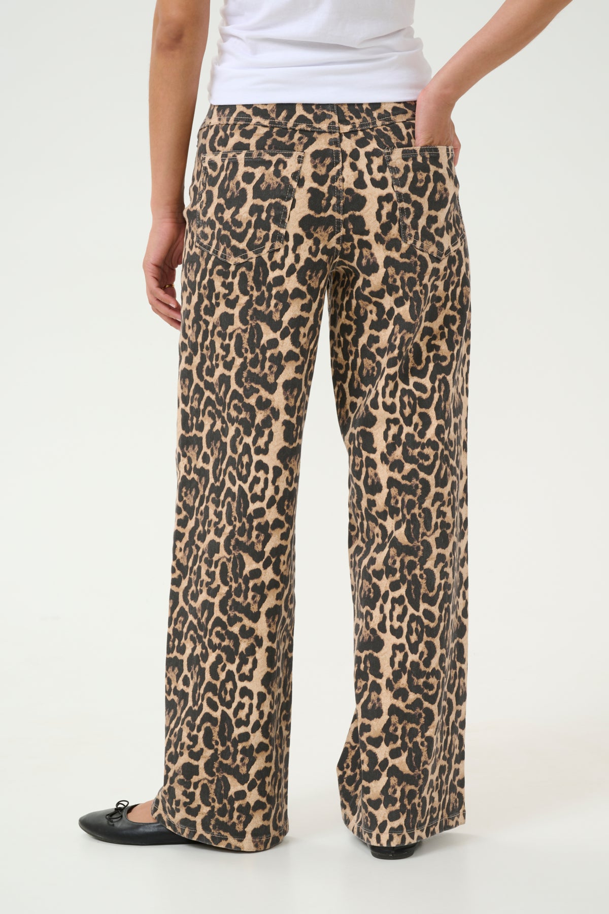 KAleonora Jeans Naturel Leopard Print - 10509818