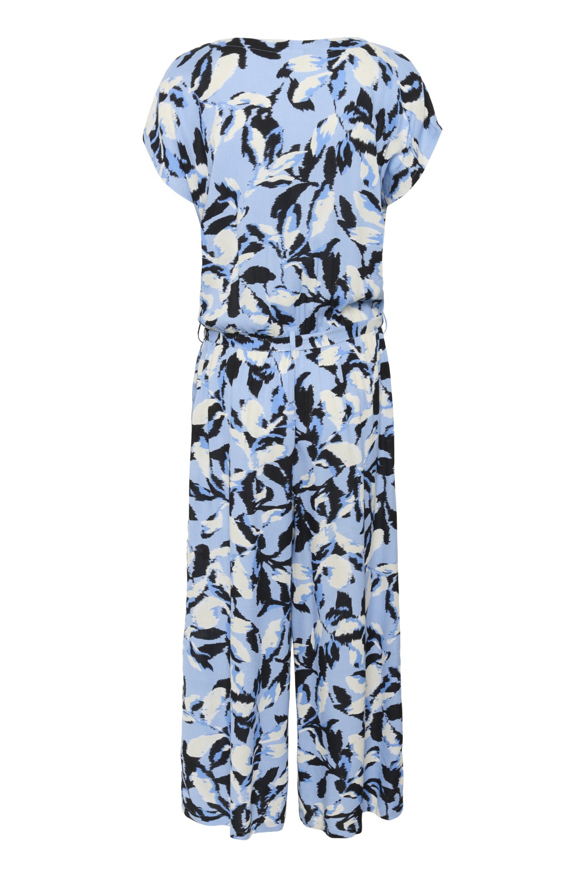 KAmira Plain Weave Jumpsuit Pr Blue Flower Print - 10509830