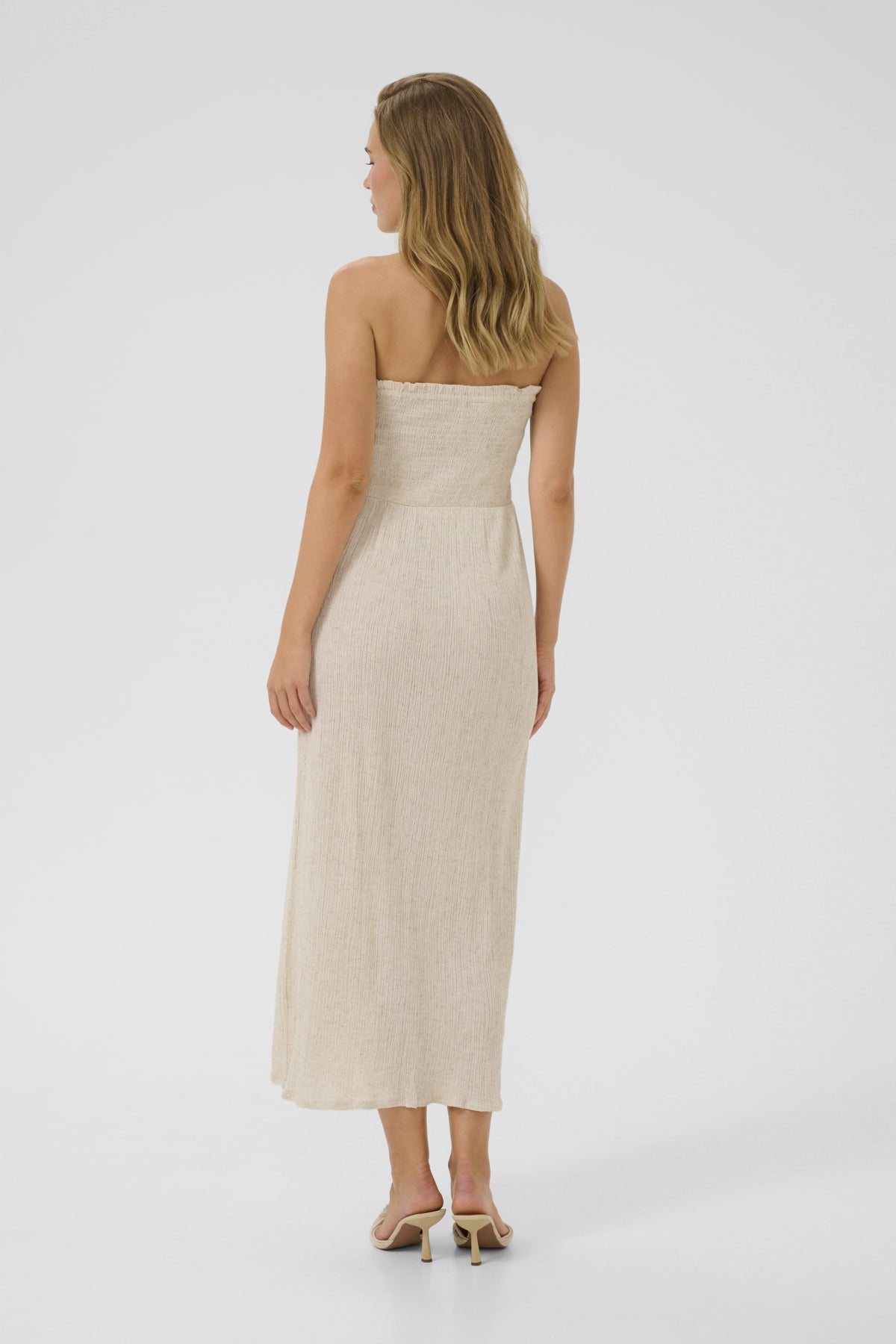 KAgitte Dress Feather Gray Melange - 10509968