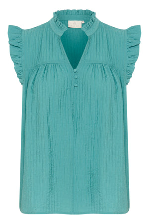 KAliany Via Blouse Teal - 10509993