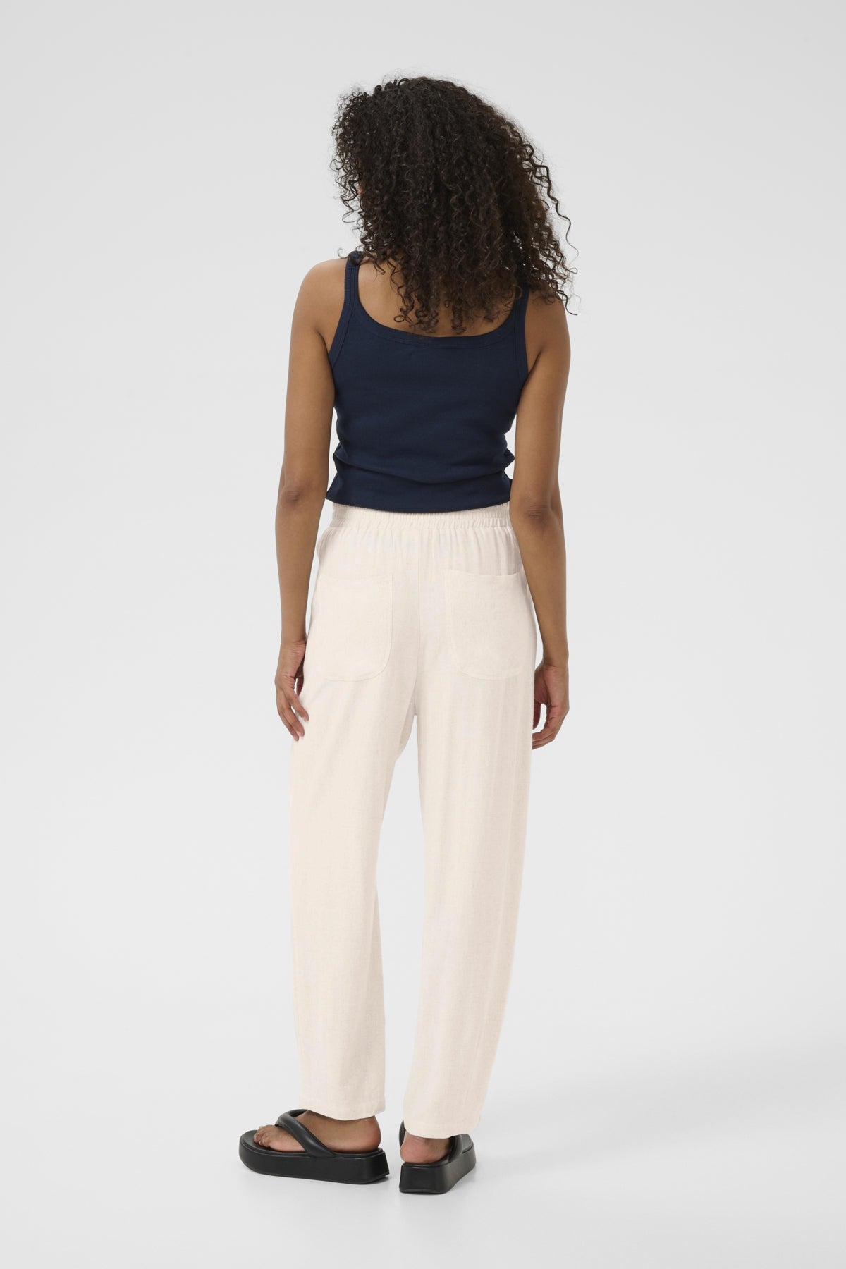 KAliny Pants Light Sand Linen - 10510076