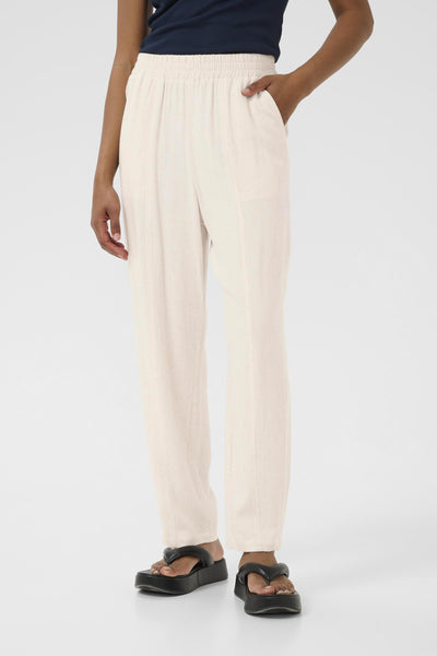 KAliny Pants Light Sand Linen - 10510076 Thumbnail