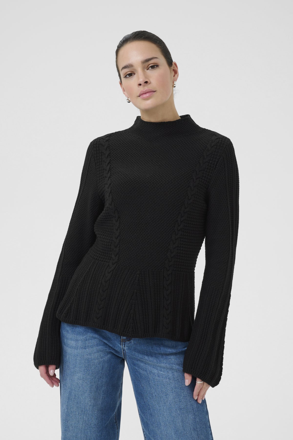 KAdolria Knit Pullover Black deep - 10510096