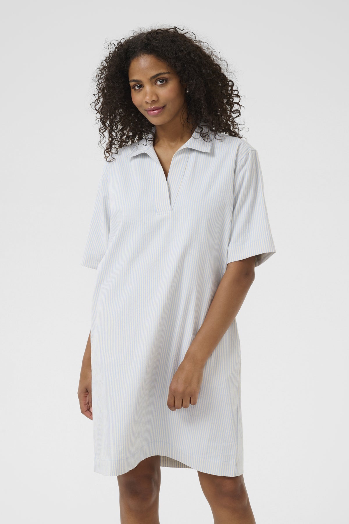 KAnaya striped Dress Nantucket breeze/White stripe - 10510107