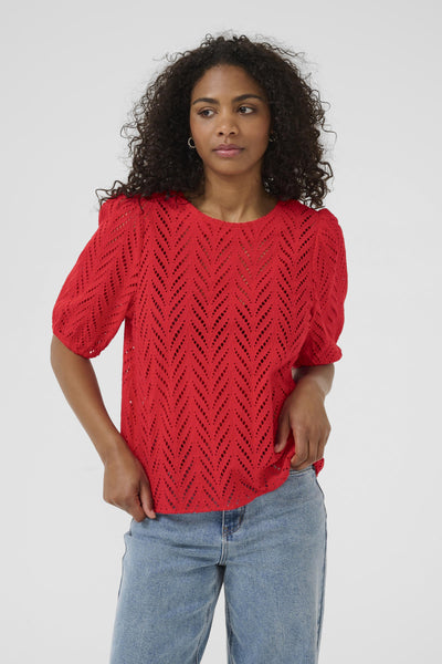 KAmasha Blouse True Red - 10510112 Thumbnail