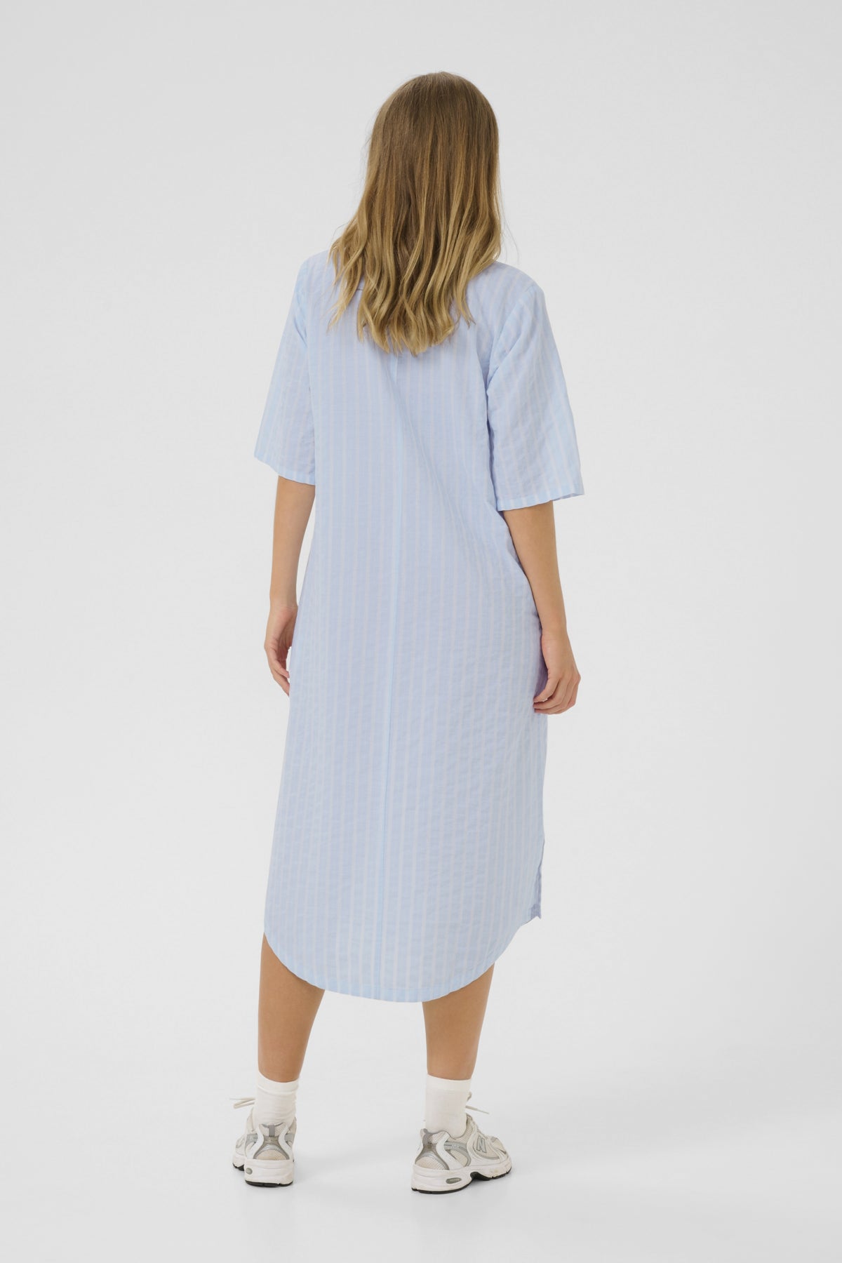 KAsara Kaftan Dress Blue/White Stripe - 10510151