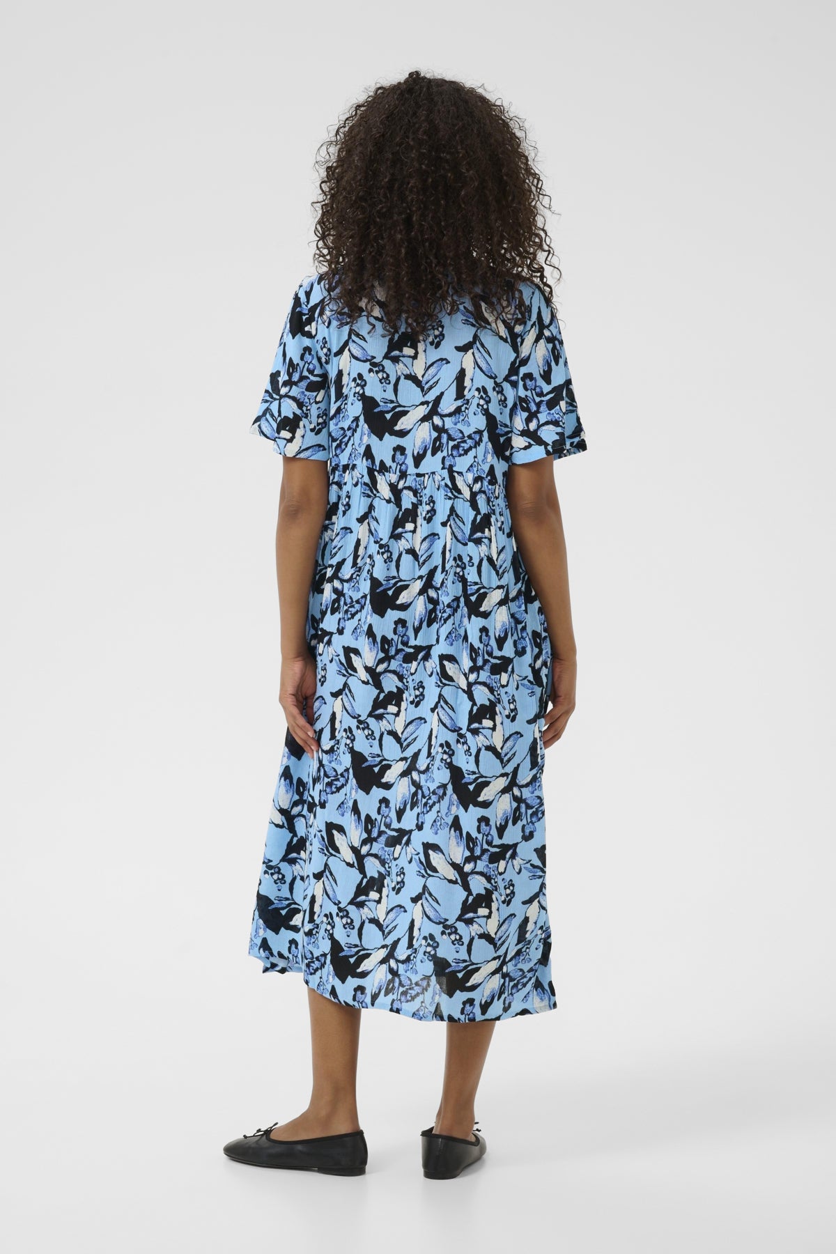 KAjessi Amber Dress Blue Graphic Flower - 10510336