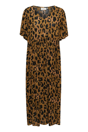 KAjessi Amber Dress Brown Leopard Print - 10510336