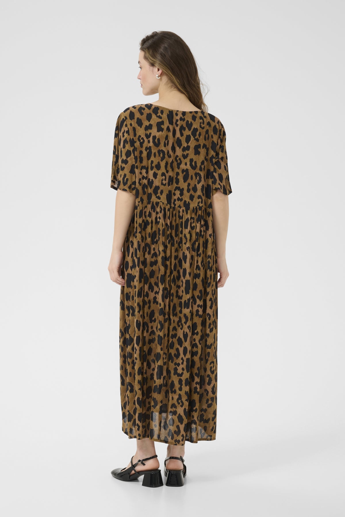 KAjessi Amber Dress Brown Leopard Print - 10510336