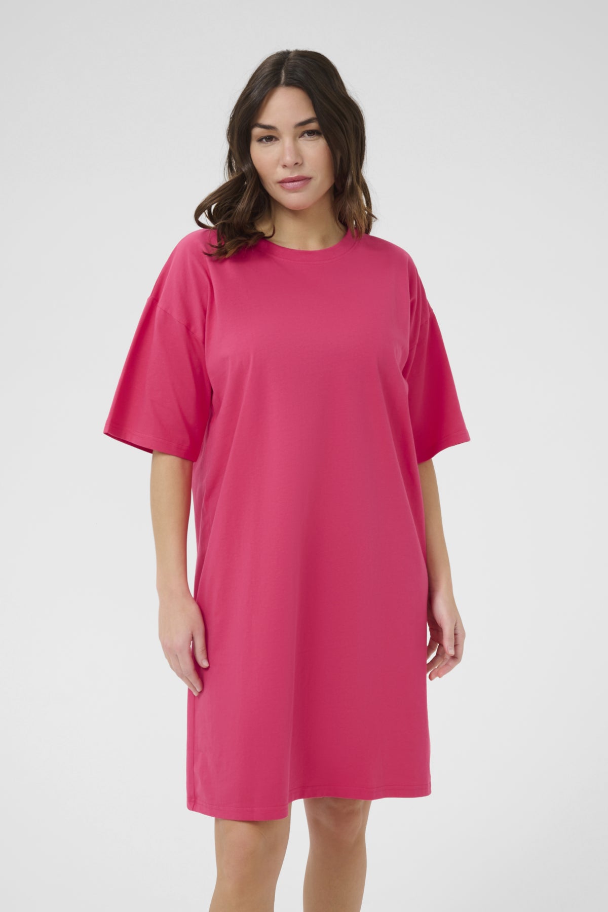 KAjudy T-Shirt Dress RASPBERRY - 10510365