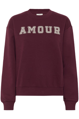 KAelenora Sweatshirt Windsor Wine/Amour Embd. - 10510672