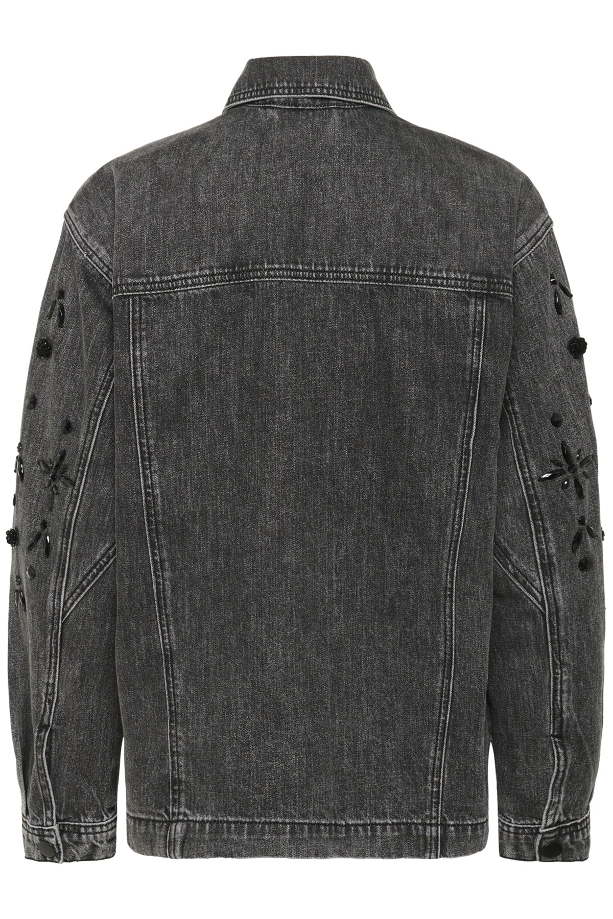 KAjaiden Denim Jacket Dark grey washed denim - 10510723