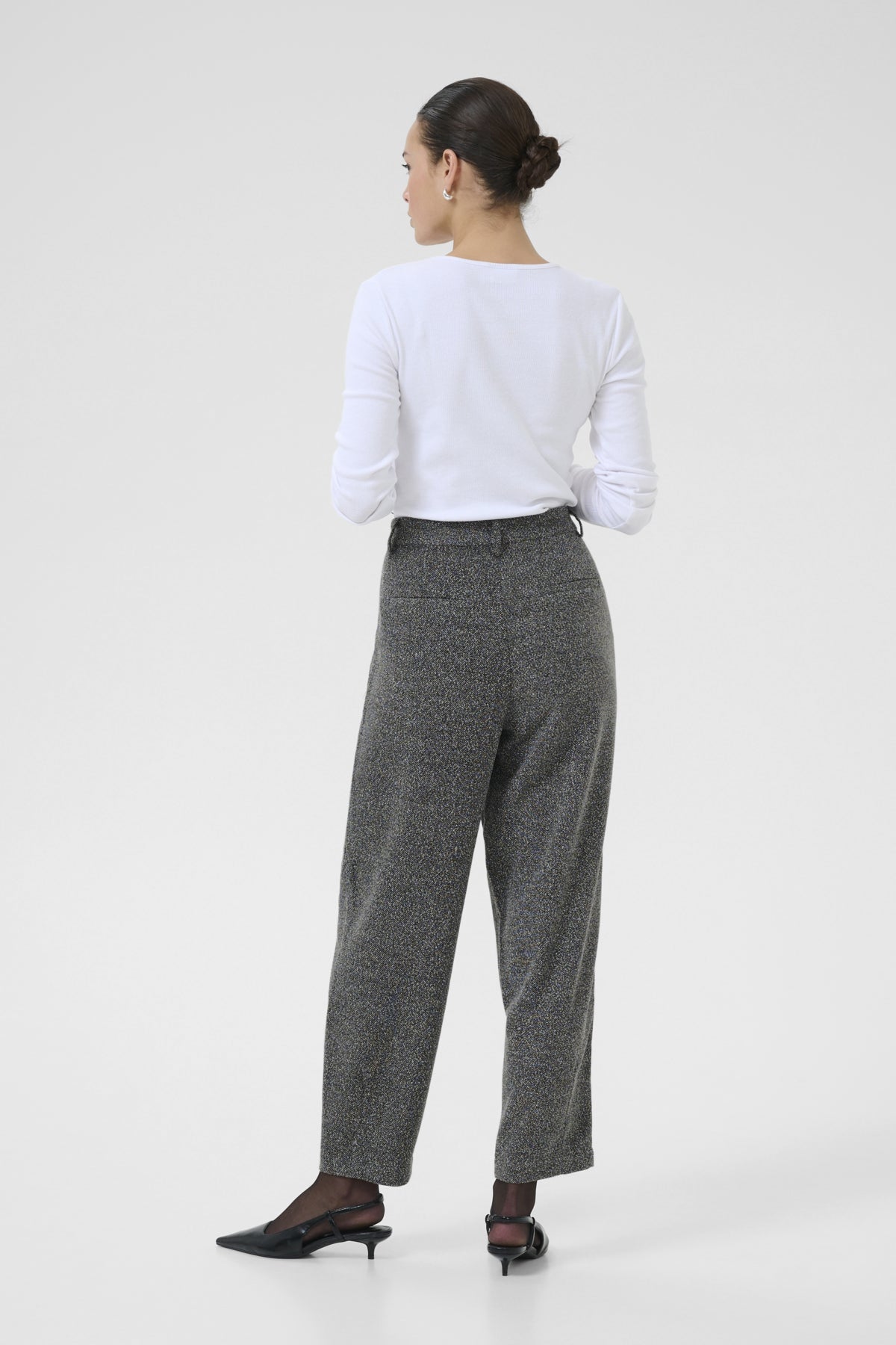 KAalba Pants Black Melange - 10510724