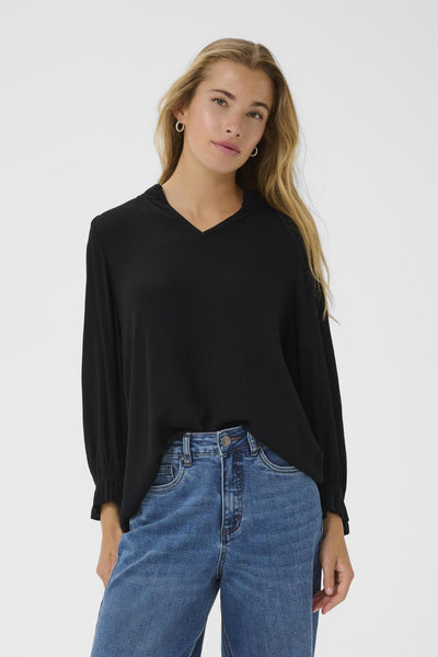 KAliv Amber Blouse Black deep - 10510746 Thumbnail