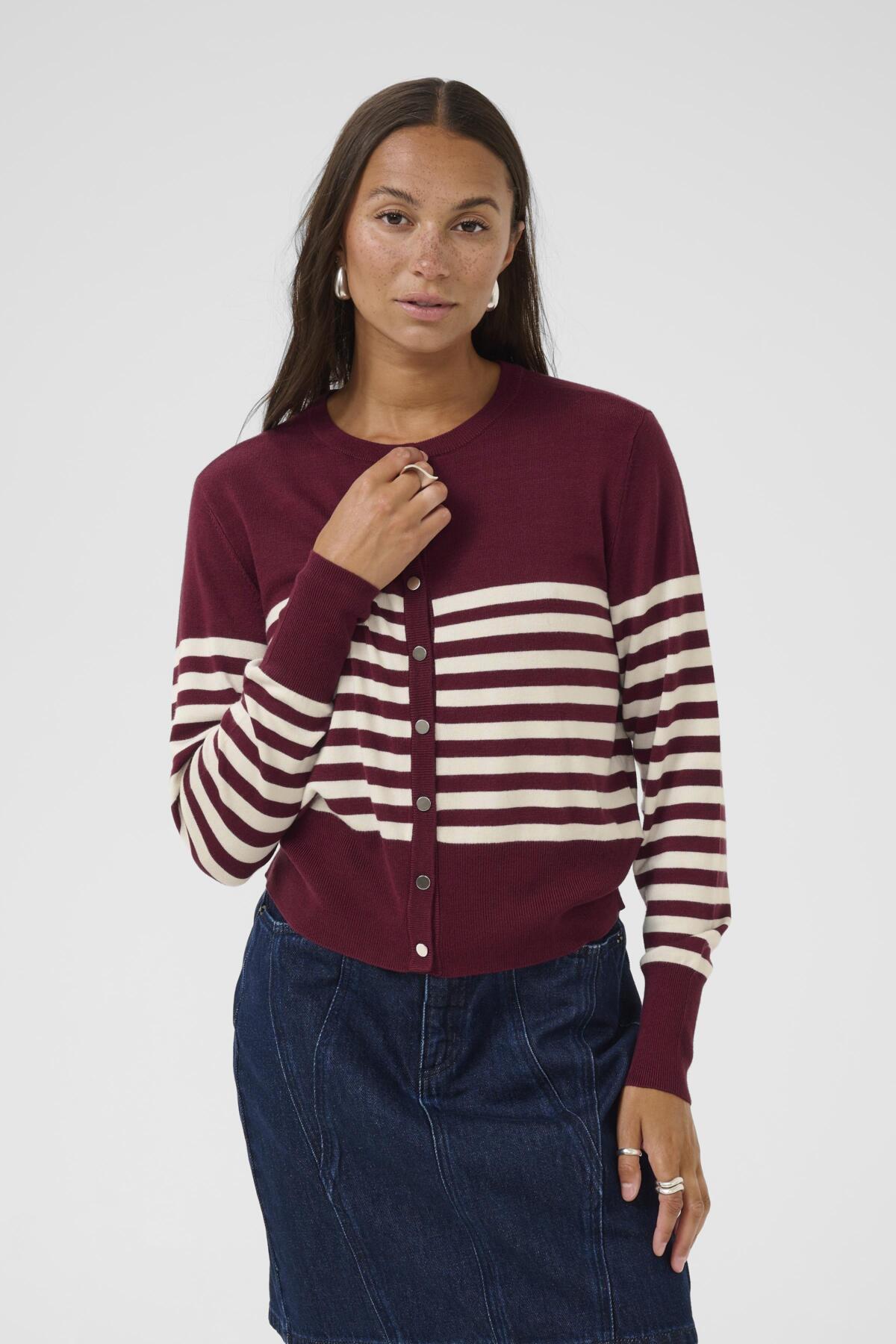 KAlizza Cardigan Windsor/Turtledove Half Stripe - 10510758
