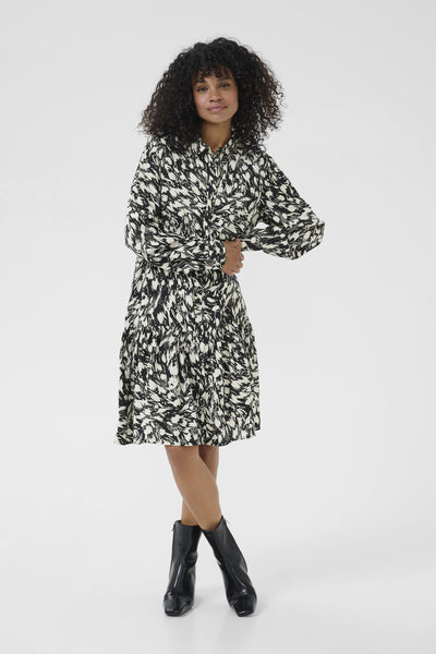 KAjamie Shirt Dress Black/Turtledove Graphic - 108 - 10510795 Thumbnail
