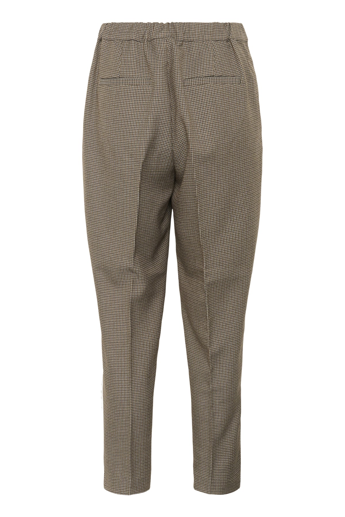 KAelyah Cropped Pants Beige / Black Petit Houndstoot - 10510848