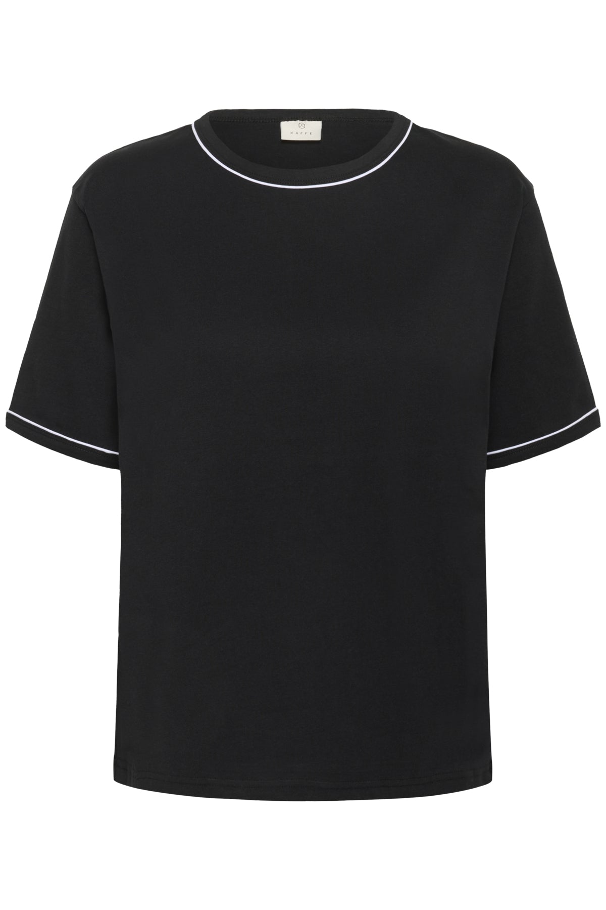 KAjamie T-Shirt Black Deep W. White Contrast - 10510871