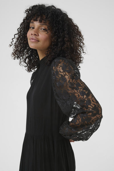 KAstine Amber Lace Dress Black Deep - 100121 - 10511004 Thumbnail