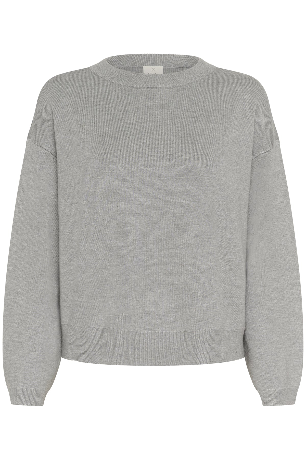 KAmalina Knit Pullover NO Grey Melange - 100123 - 10511110