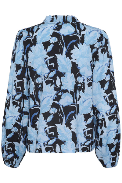 KAsasia Blouse Blue Snake Flower - 108753 - 10511183 Thumbnail