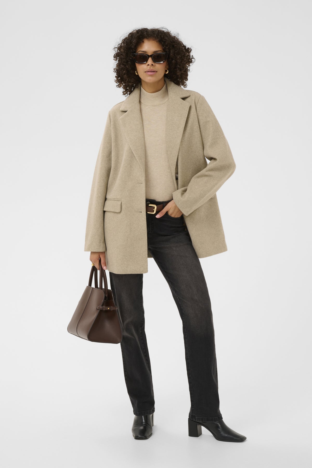 KAsaturn jacket Beige Smoke Melange - 108820 - 10511209